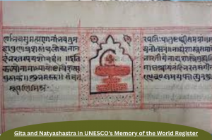 Gita and Natyashastra in UNESCO’s Memory of the World Register